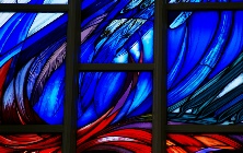 detail eucharist window