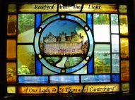 Our Lady and St Thomas of Canterbury Harrow on the Hill Martyrs window glasspainting
