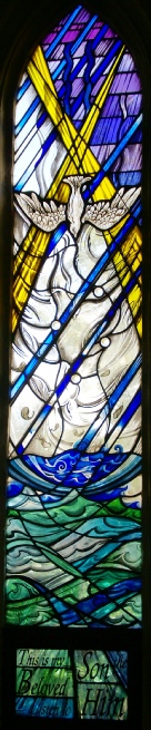 Baptism Rosary windows