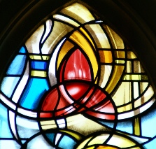 Trinity Rosary window